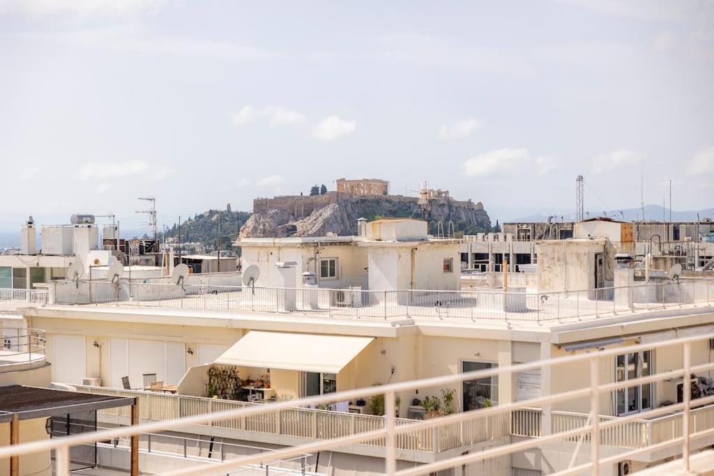 Penthouse In The Heart Of Athens Lägenhet Exteriör bild